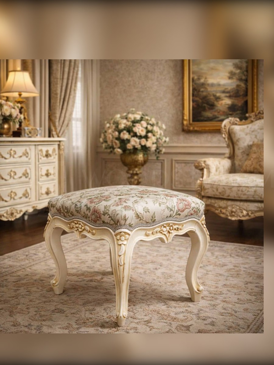 Пуф/банкетка/табурет в стиле венецианского барокко