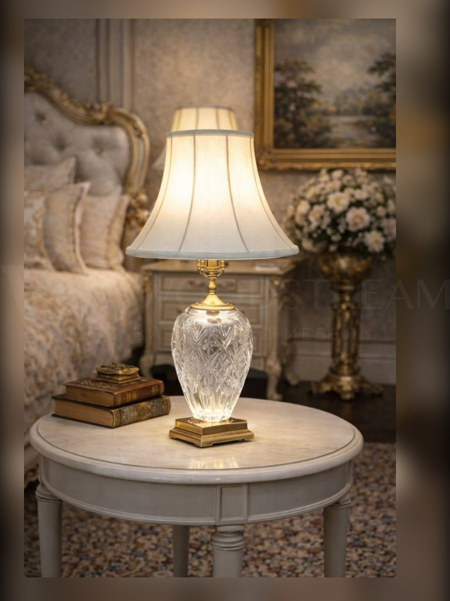 Лампа настольная винтажная