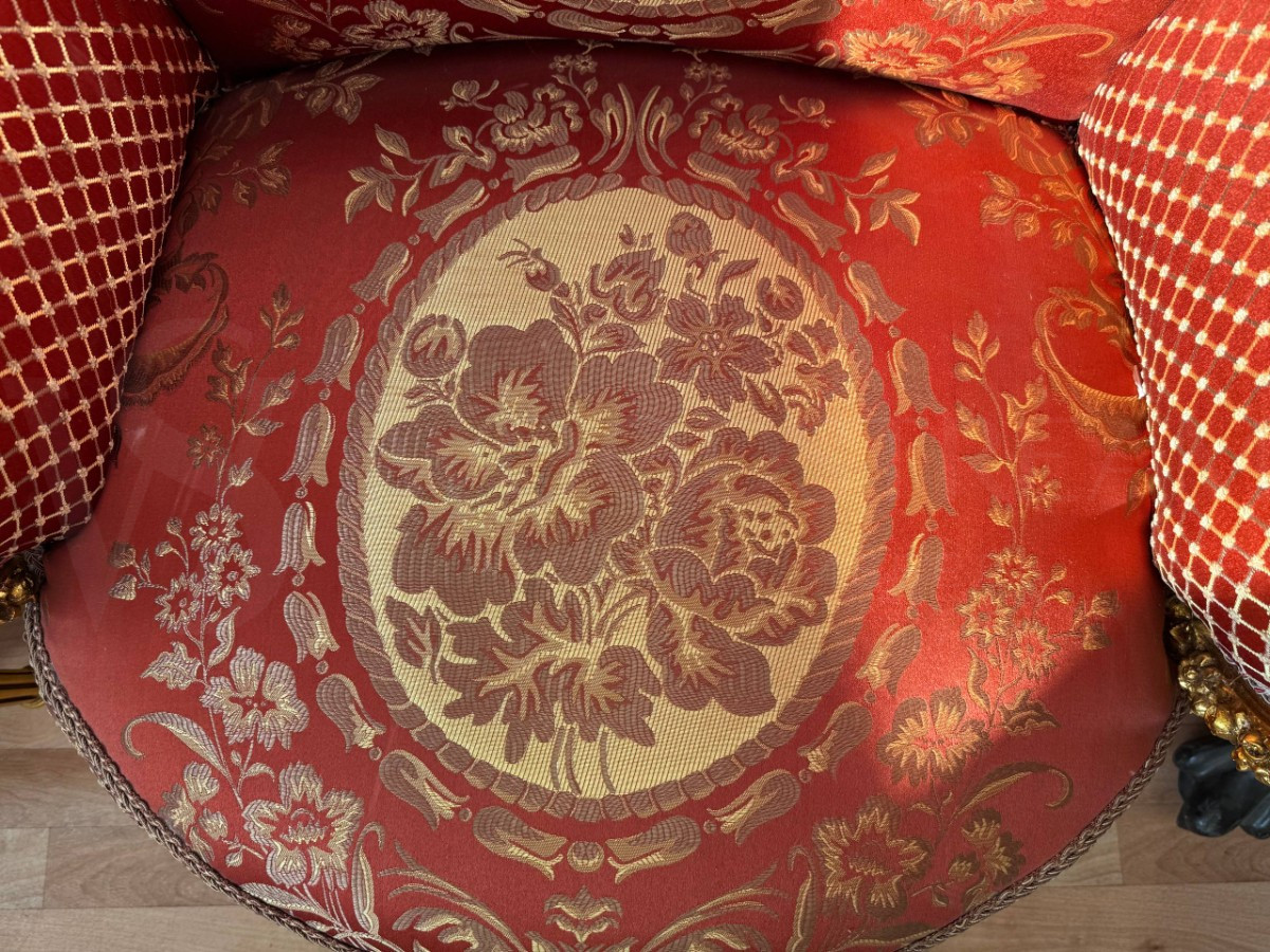 Комплект мягкой мебели для гостиной в стиле Людовика XVI