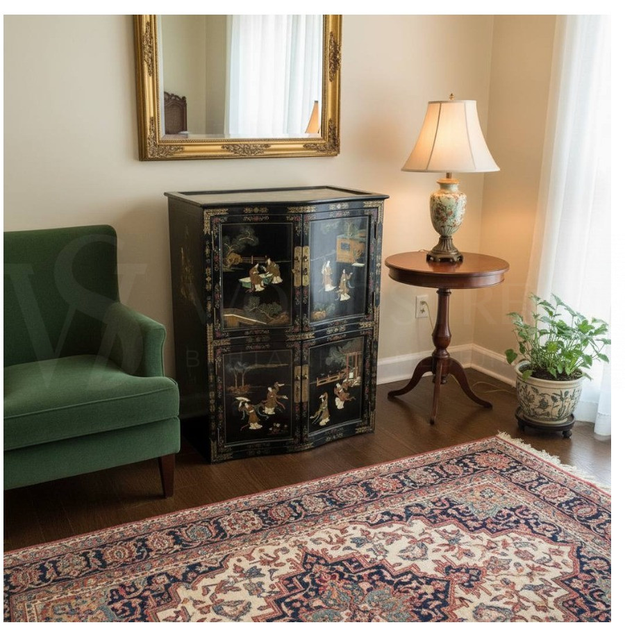 Бар/Шкаф в стиле шинуазри