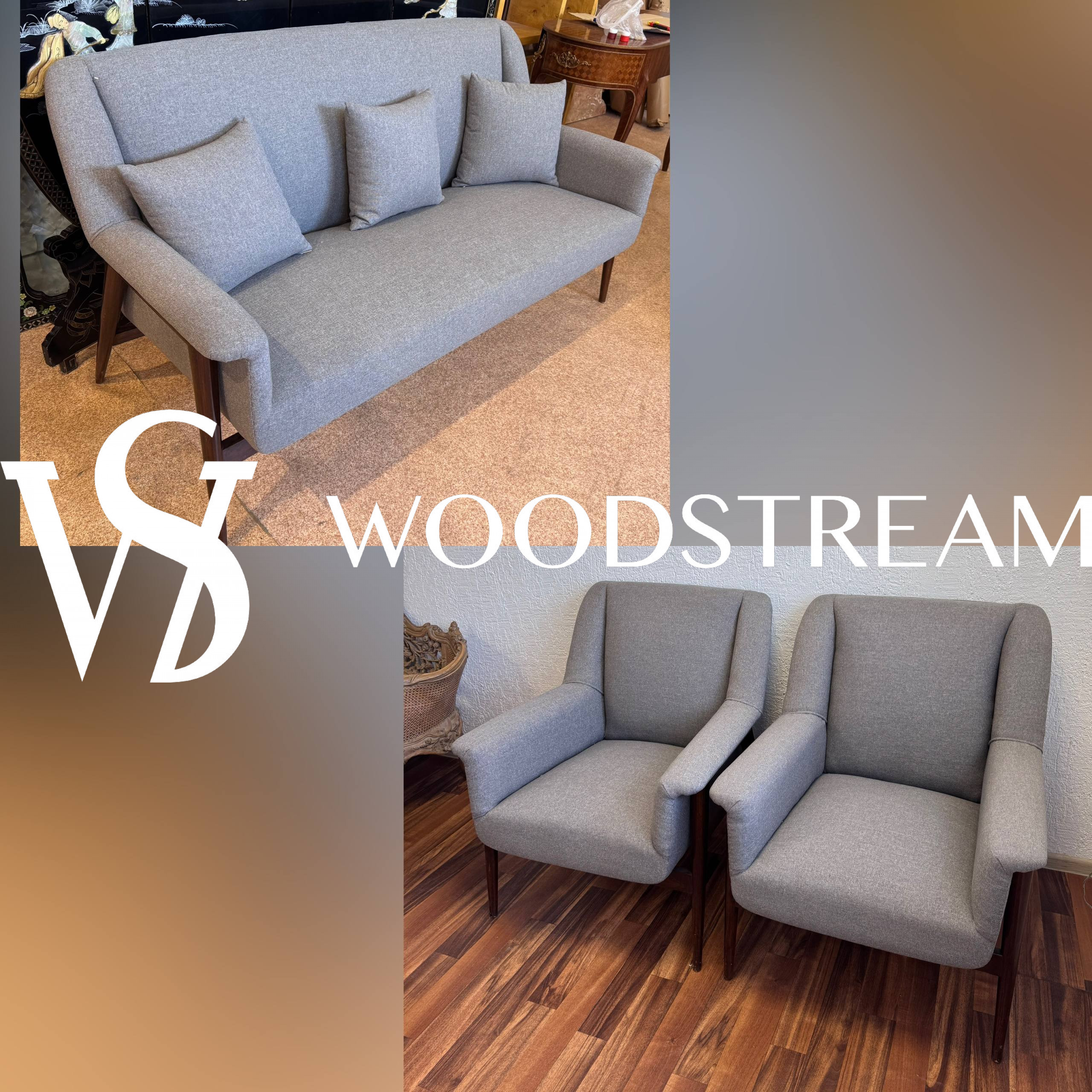 Комплект мягкой мебели для гостиной