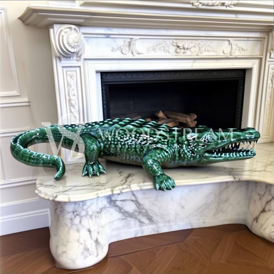 Скульптура анималистическая Крокодил