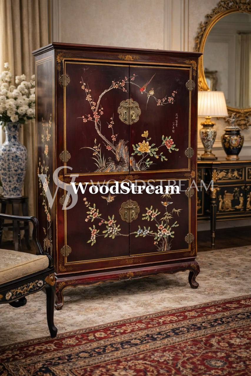 Шкаф в стиле шинуазри