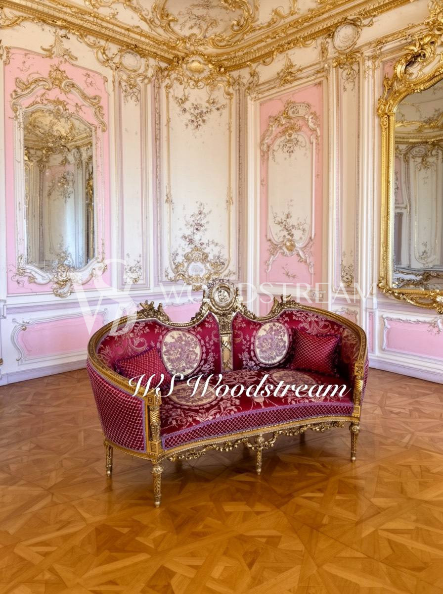 Комплект мягкой мебели для гостиной в стиле Людовика XVI