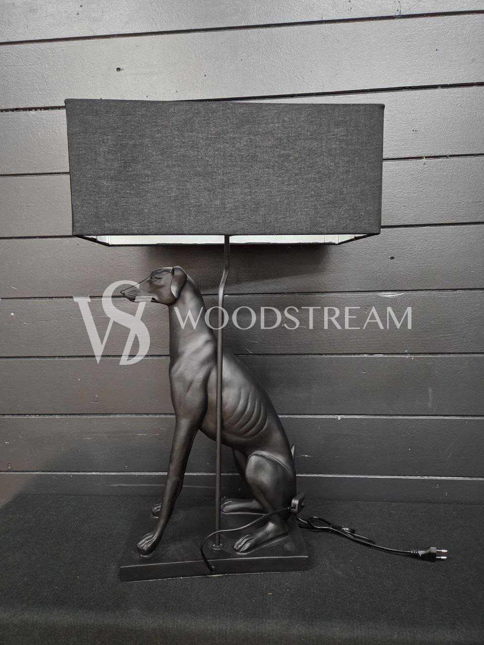 Лампа настольная анималистическая Собака/Левретка