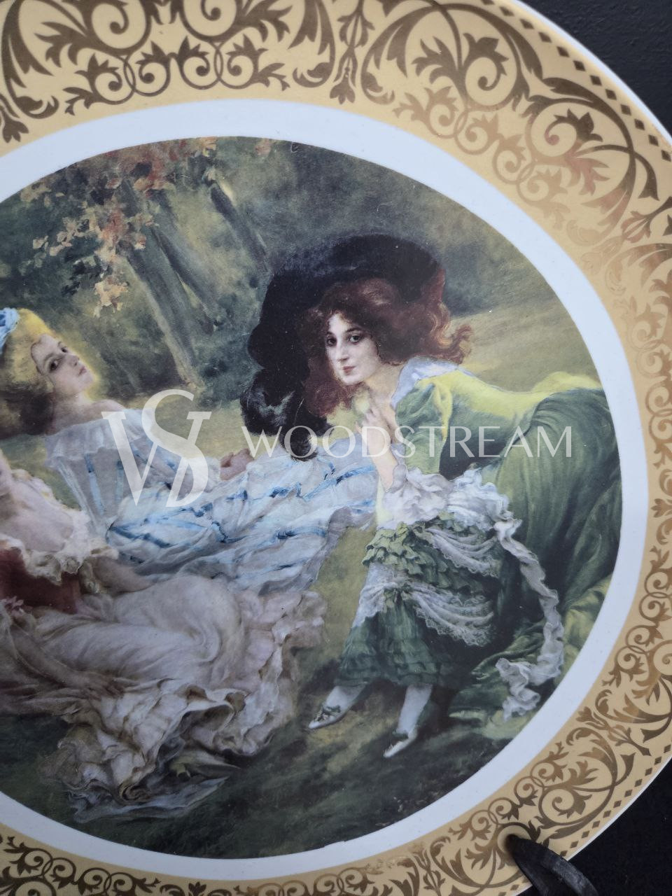 Тарелка декоративная винтажная