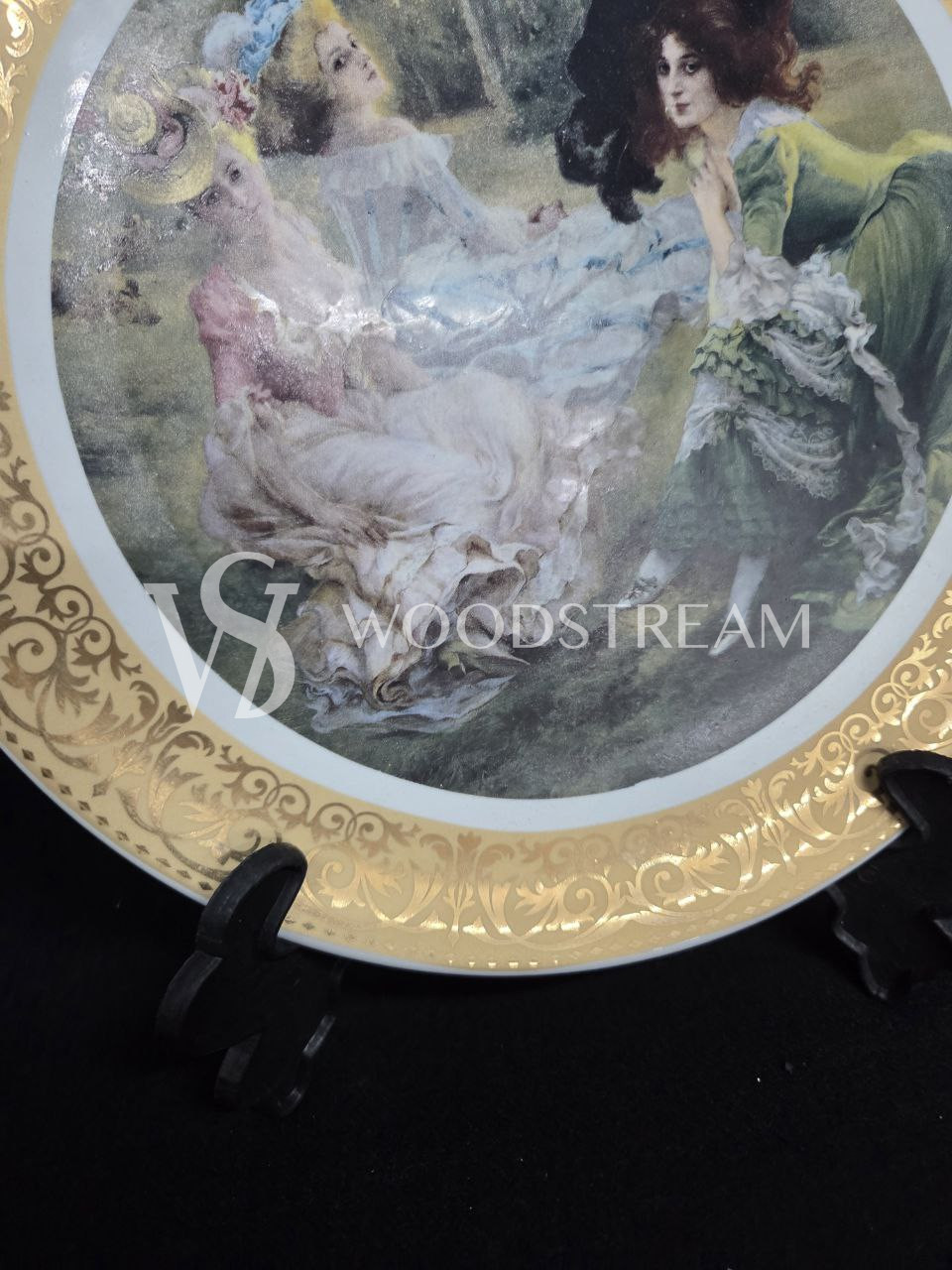 Тарелка декоративная винтажная