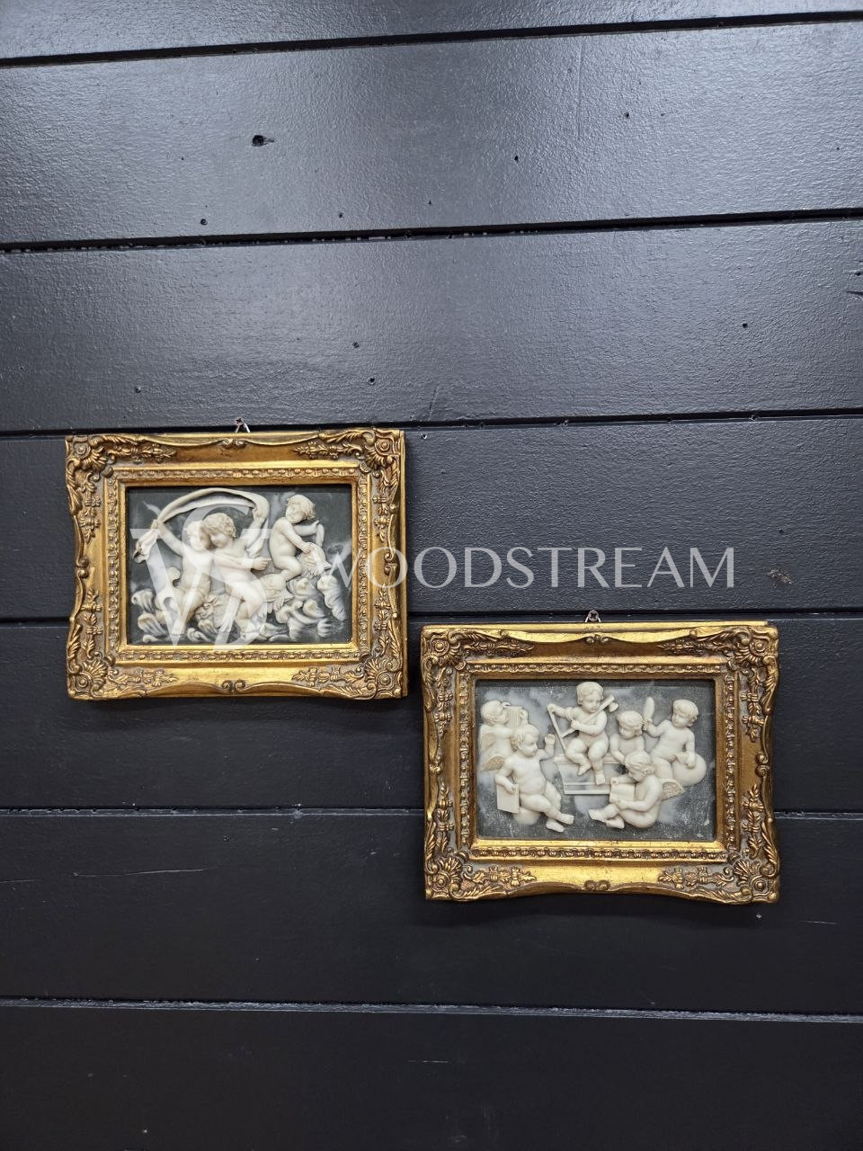 Картина/Панно/Барельеф в стиле венецианского барокко 2 штуки