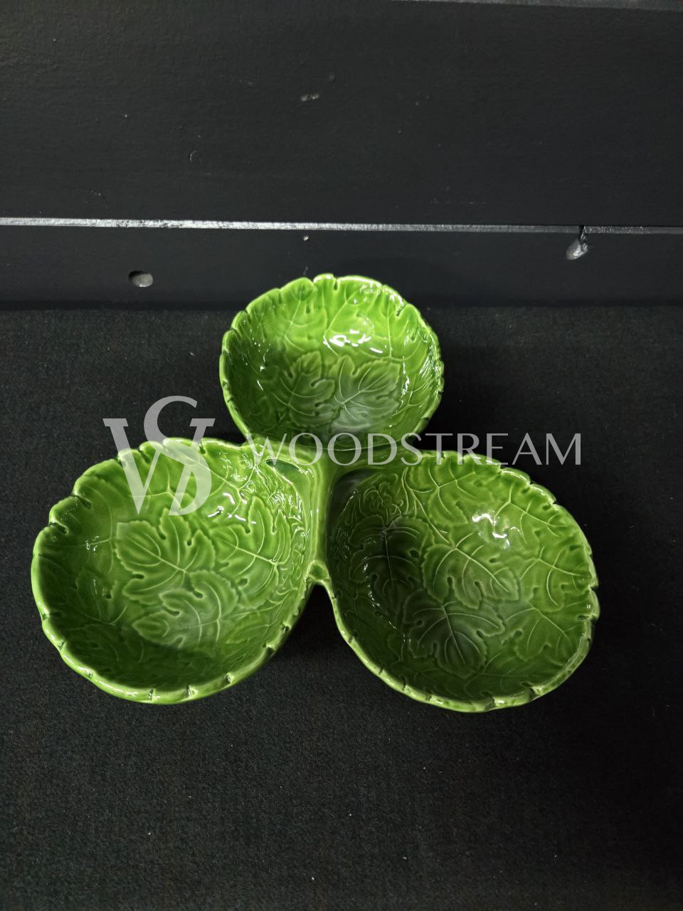 Тарелка/Менажница/Икорница винтажная