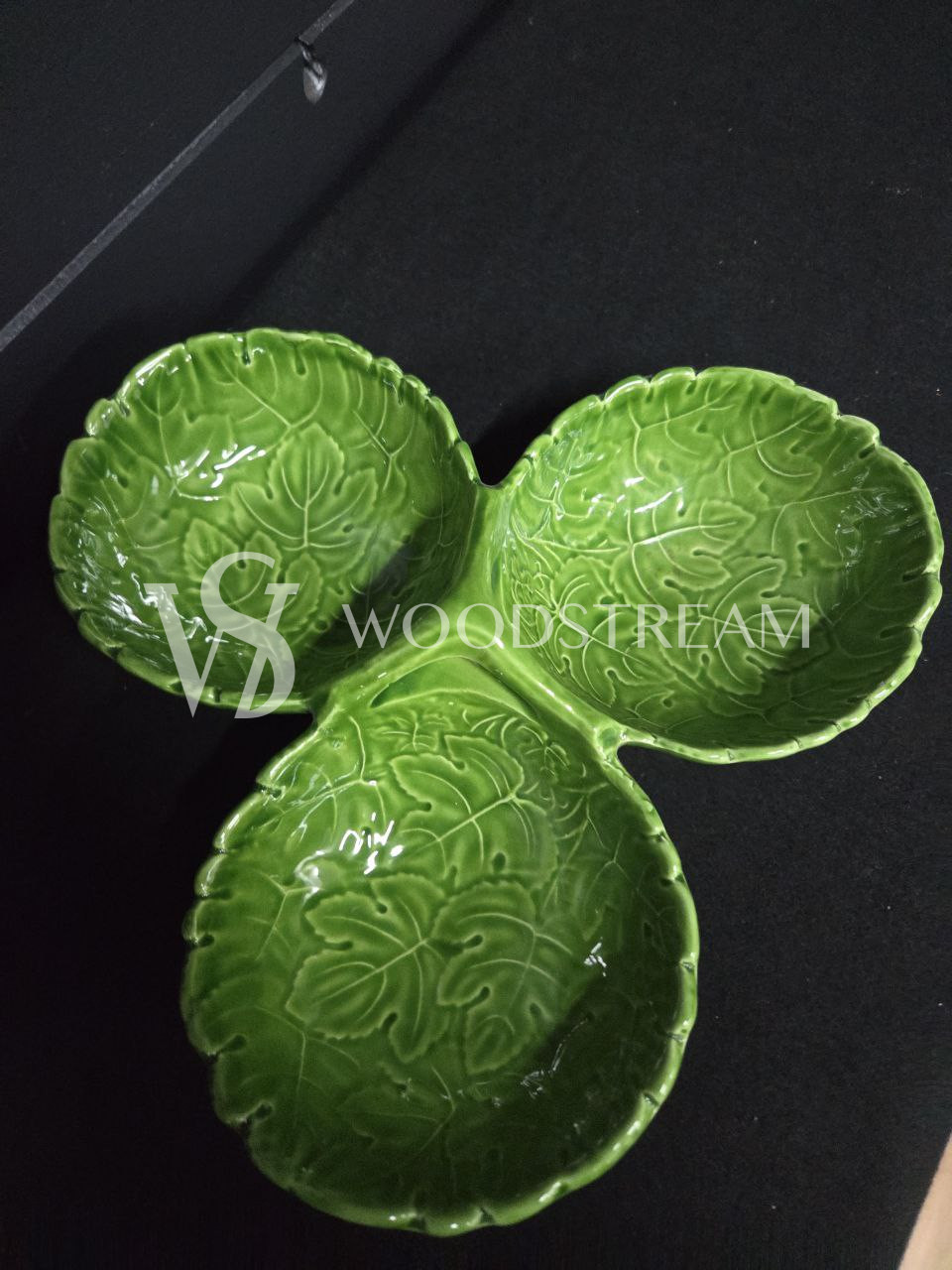 Тарелка/Менажница/Икорница винтажная