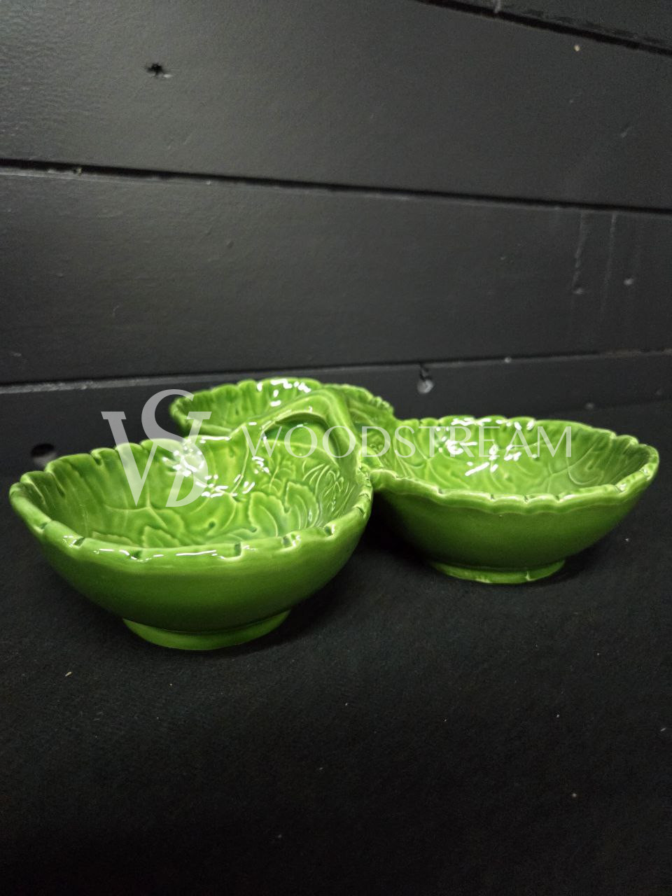 Тарелка/Менажница/Икорница винтажная