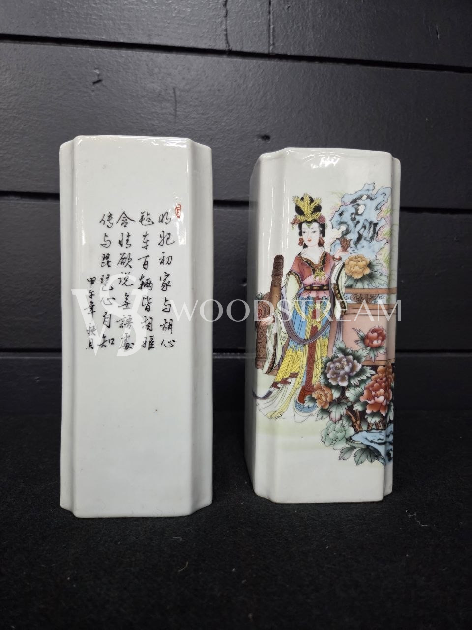 Ваза в стиле шинуазри 2 штуки