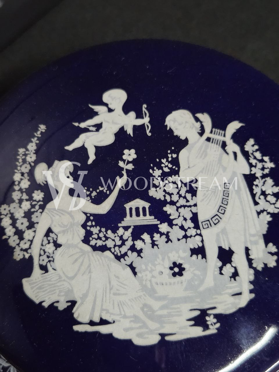 Ваза с крышкой/Шкатулка/Конфетница винтажная