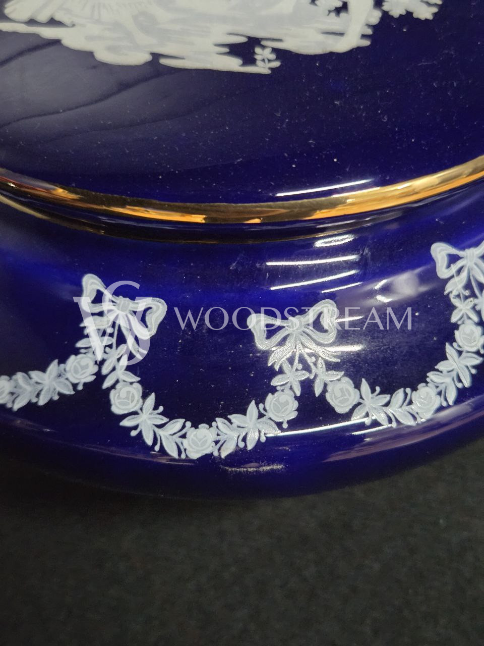 Ваза с крышкой/Шкатулка/Конфетница винтажная