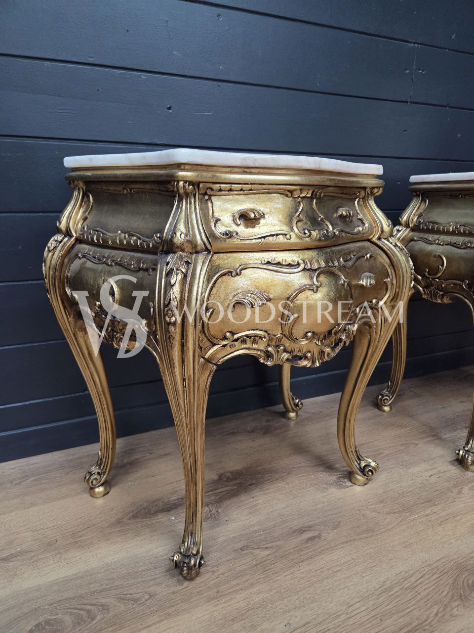 Тумба прикроватная в стиле барокко 2 штуки