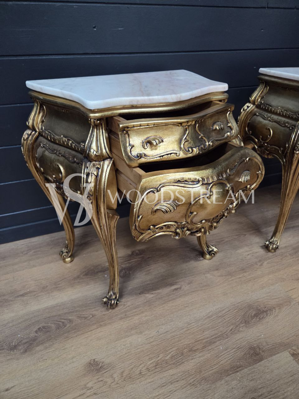 Тумба прикроватная в стиле барокко 2 штуки