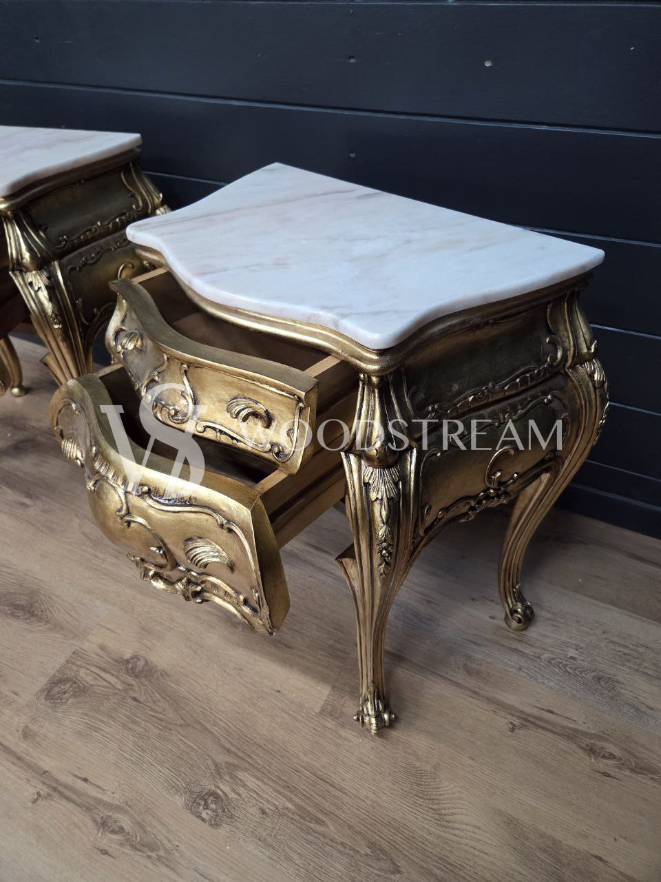 Тумба прикроватная в стиле барокко 2 штуки