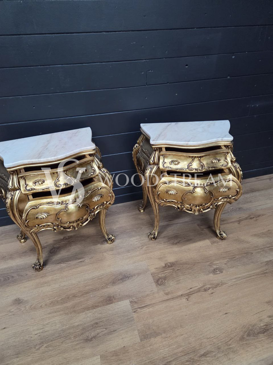 Тумба прикроватная в стиле барокко 2 штуки