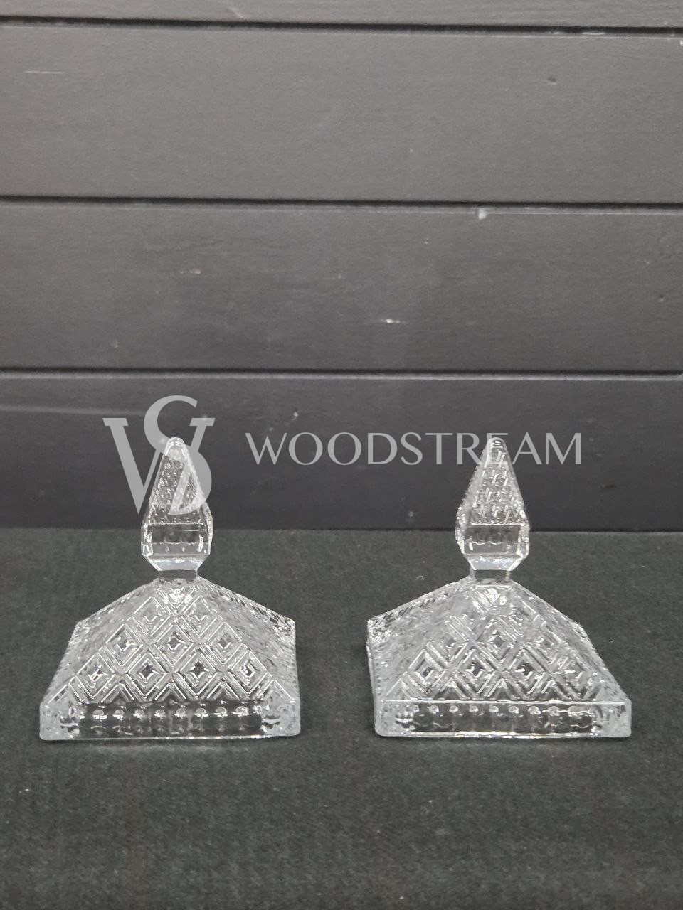 Ваза с крышкой/Менажница/Конфетница на подносе