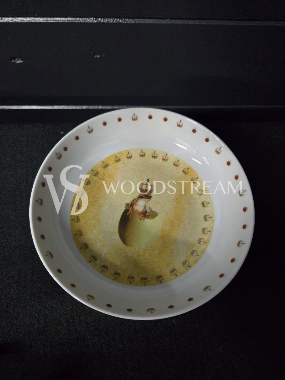 Набор для завтрака: Чайная пара тарелка подставка для яйца в оригинальной упаковке Roberto Cavalli