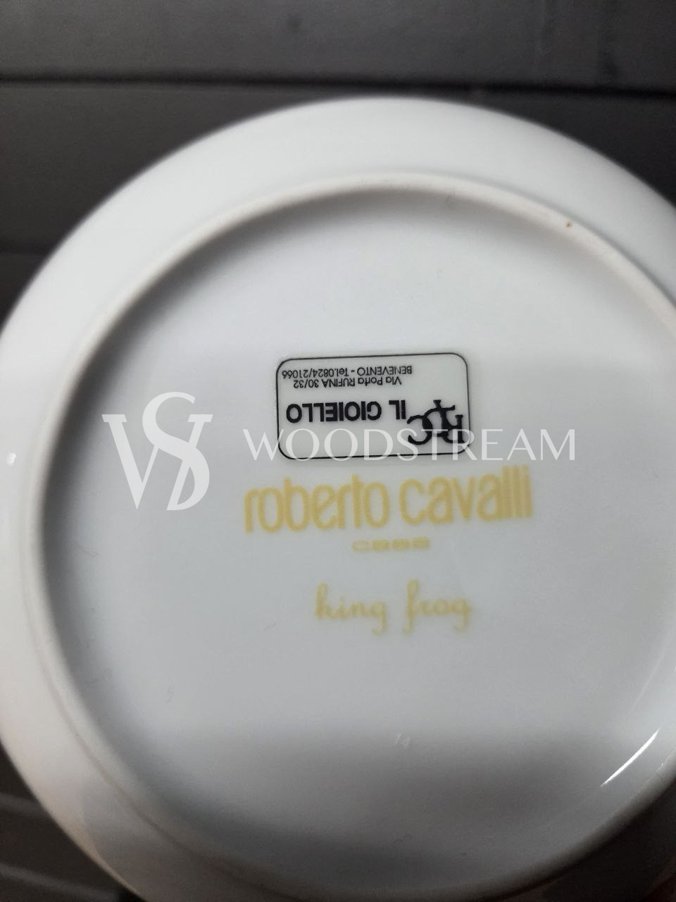 Набор для завтрака: Чайная пара тарелка подставка для яйца в оригинальной упаковке Roberto Cavalli