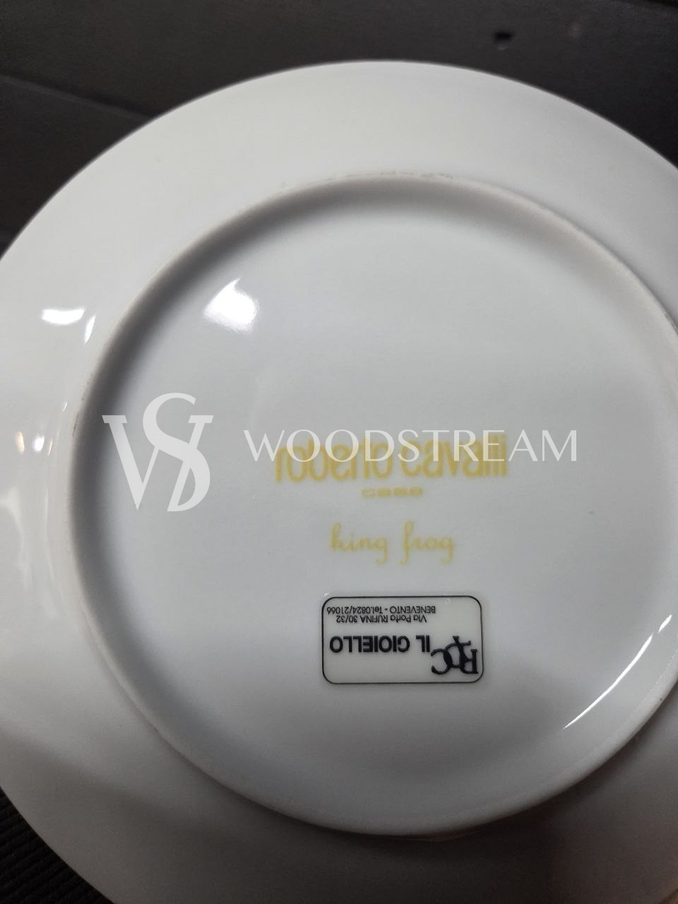 Набор для завтрака: Чайная пара тарелка подставка для яйца в оригинальной упаковке Roberto Cavalli