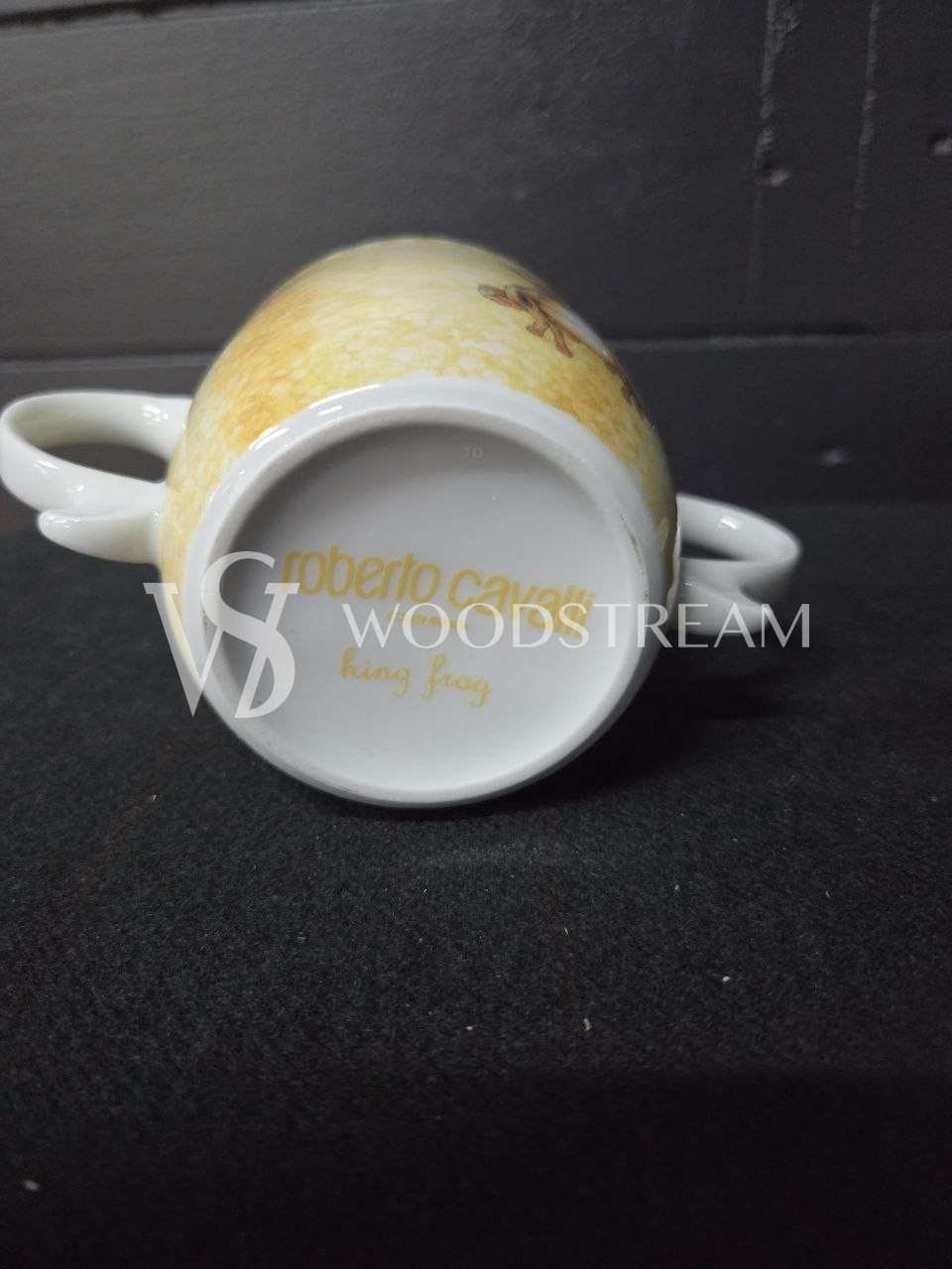 Набор для завтрака: Чайная пара тарелка подставка для яйца в оригинальной упаковке Roberto Cavalli