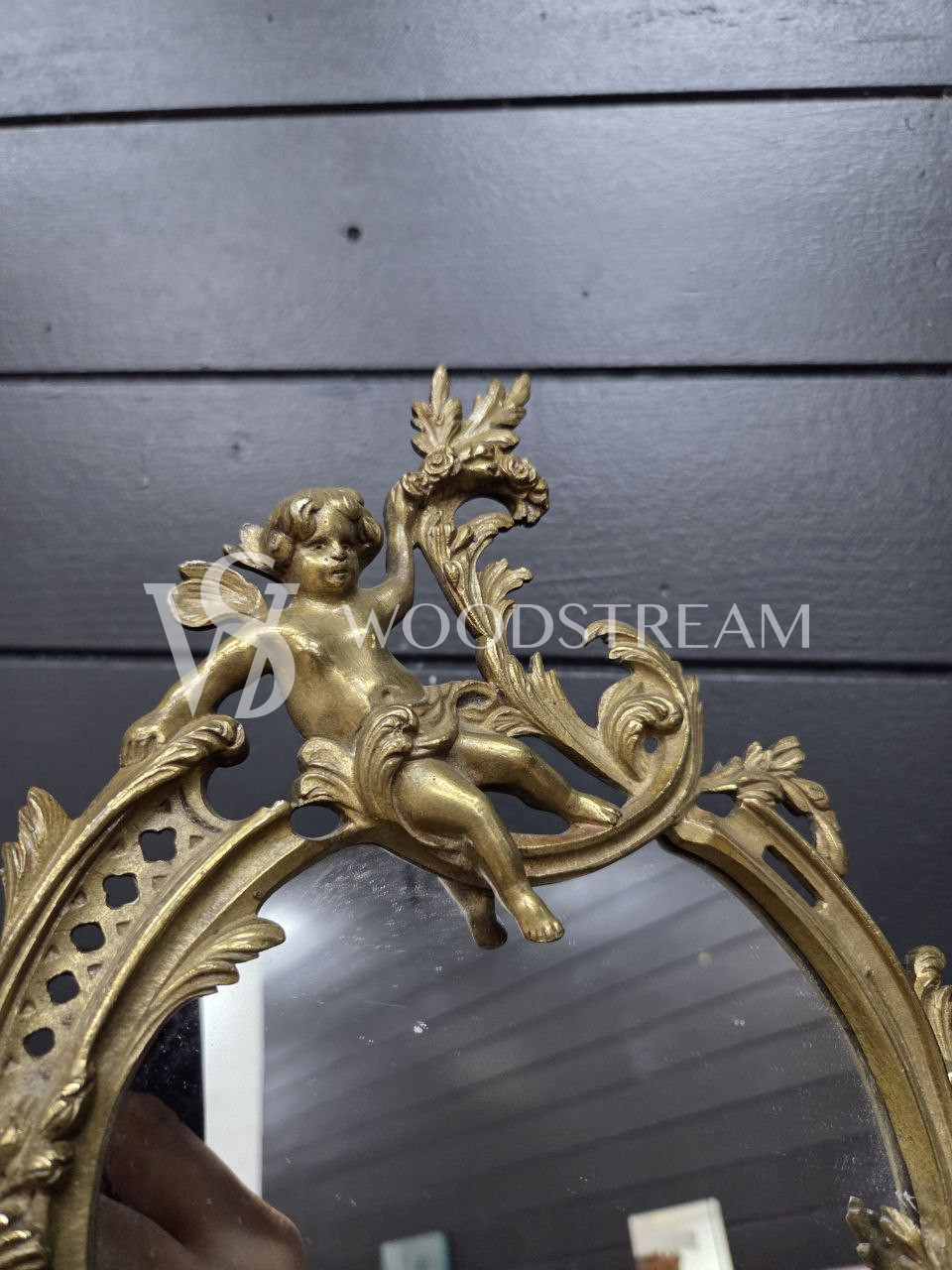 Зеркало настольное будуарное в стиле барокко