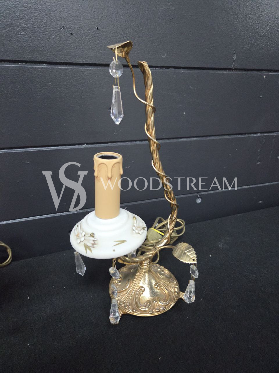 Лампа настольная в форме Подсвечника 2 штуки Каподимонте