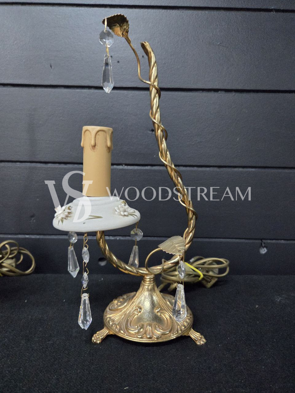 Лампа настольная в форме Подсвечника 2 штуки Каподимонте