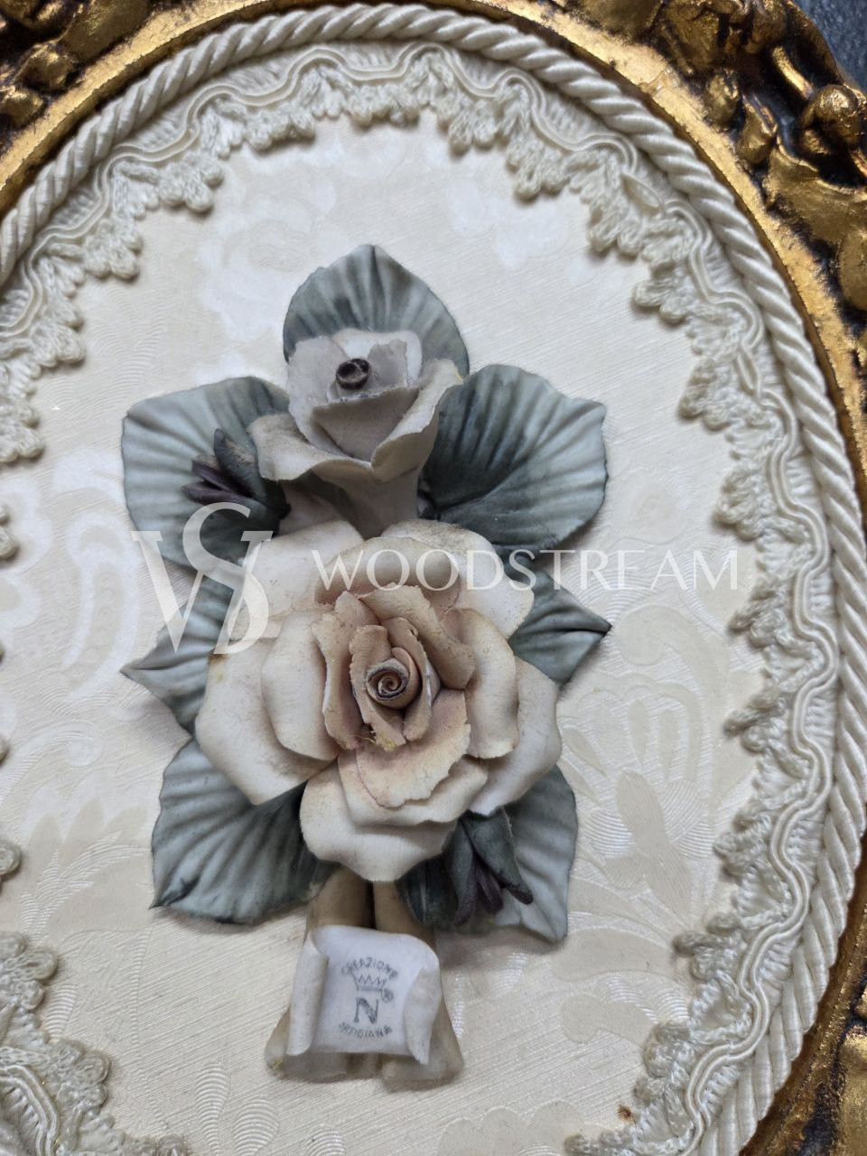 Комплект: Картина/Панно/Барельеф 3 штуки Цветы