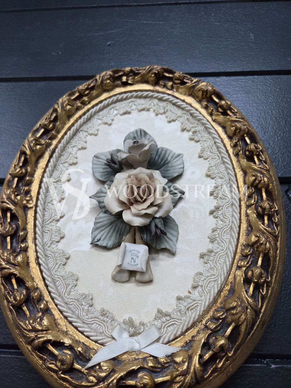 Комплект: Картина/Панно/Барельеф 3 штуки Цветы