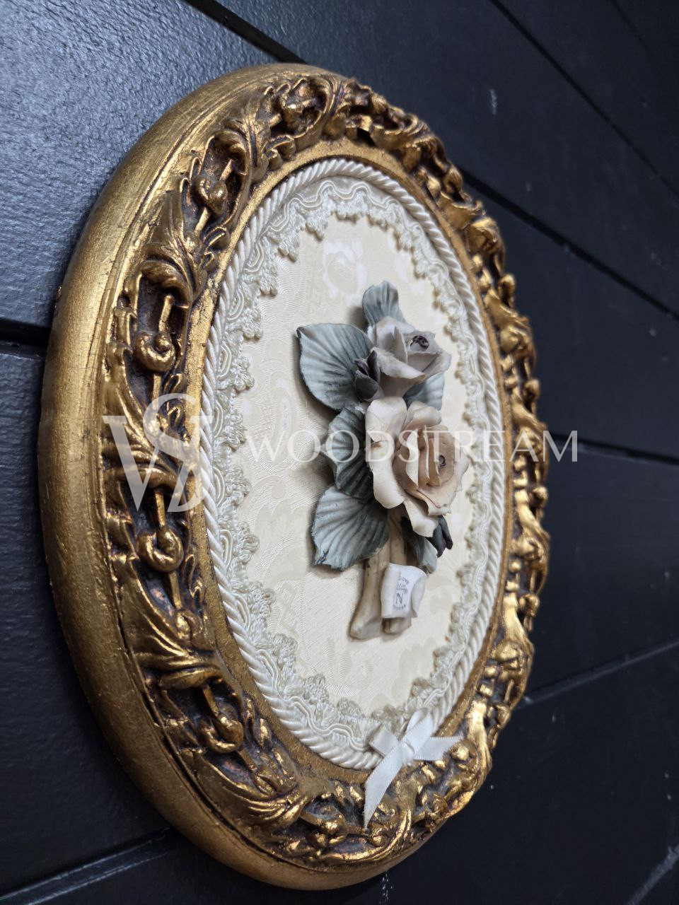 Комплект: Картина/Панно/Барельеф 3 штуки Цветы