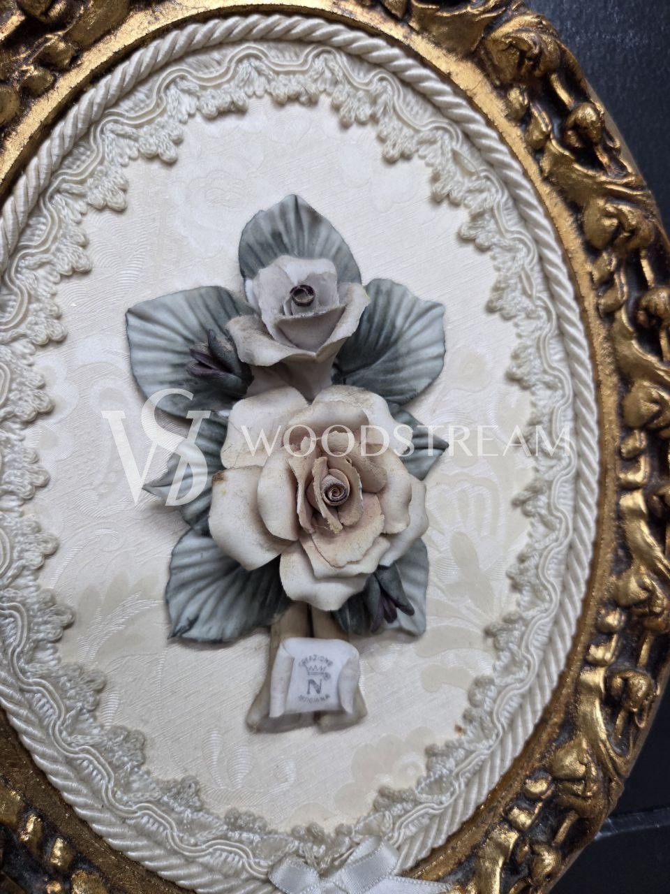 Комплект: Картина/Панно/Барельеф 3 штуки Цветы