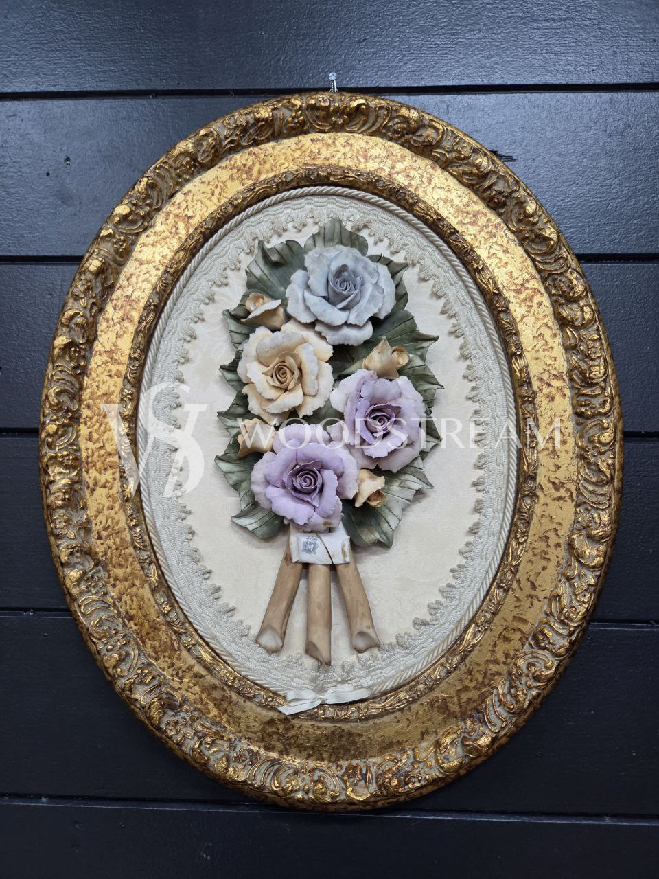 Комплект: Картина/Панно/Барельеф 3 штуки Цветы