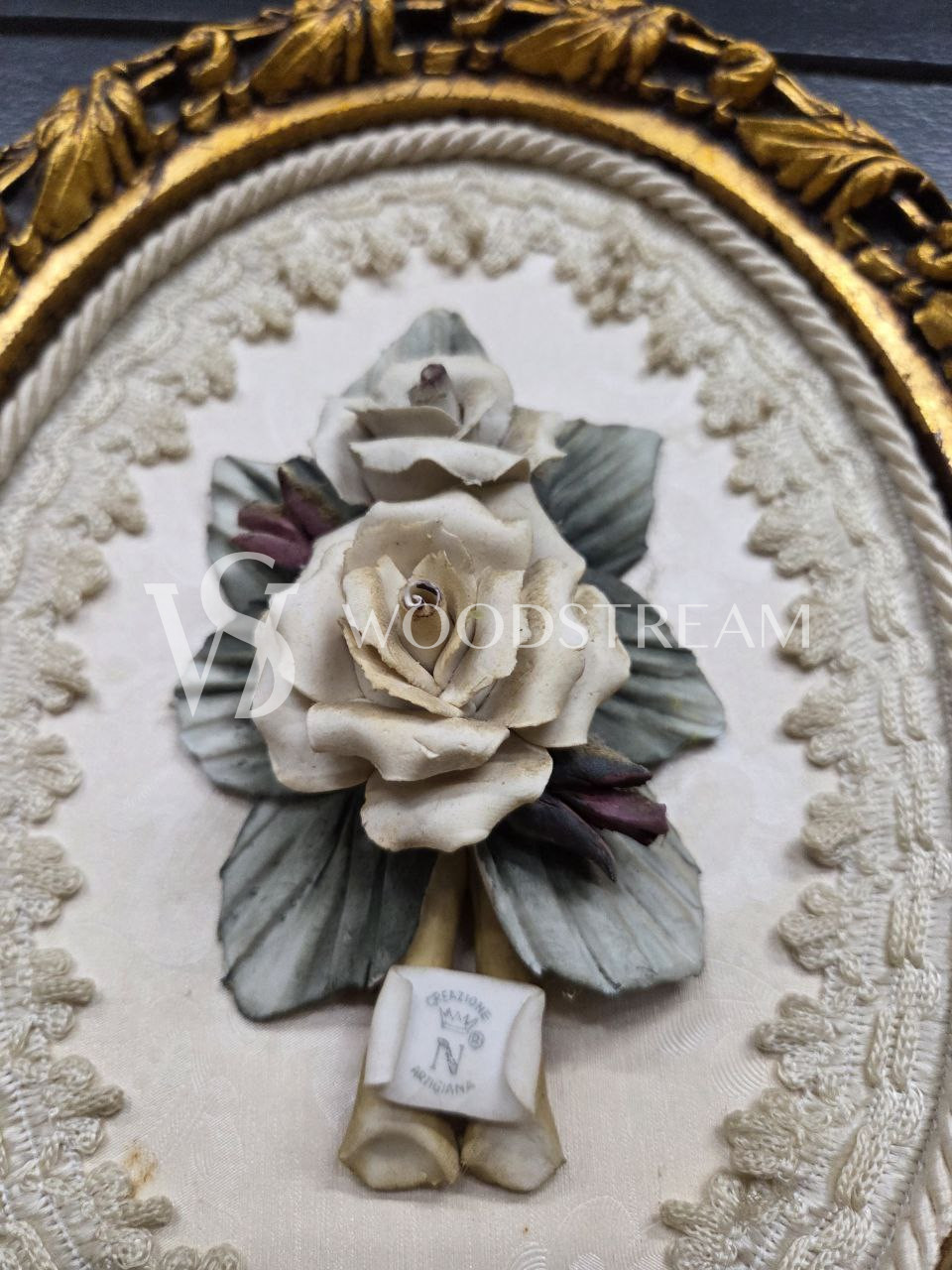 Комплект: Картина/Панно/Барельеф 3 штуки Цветы