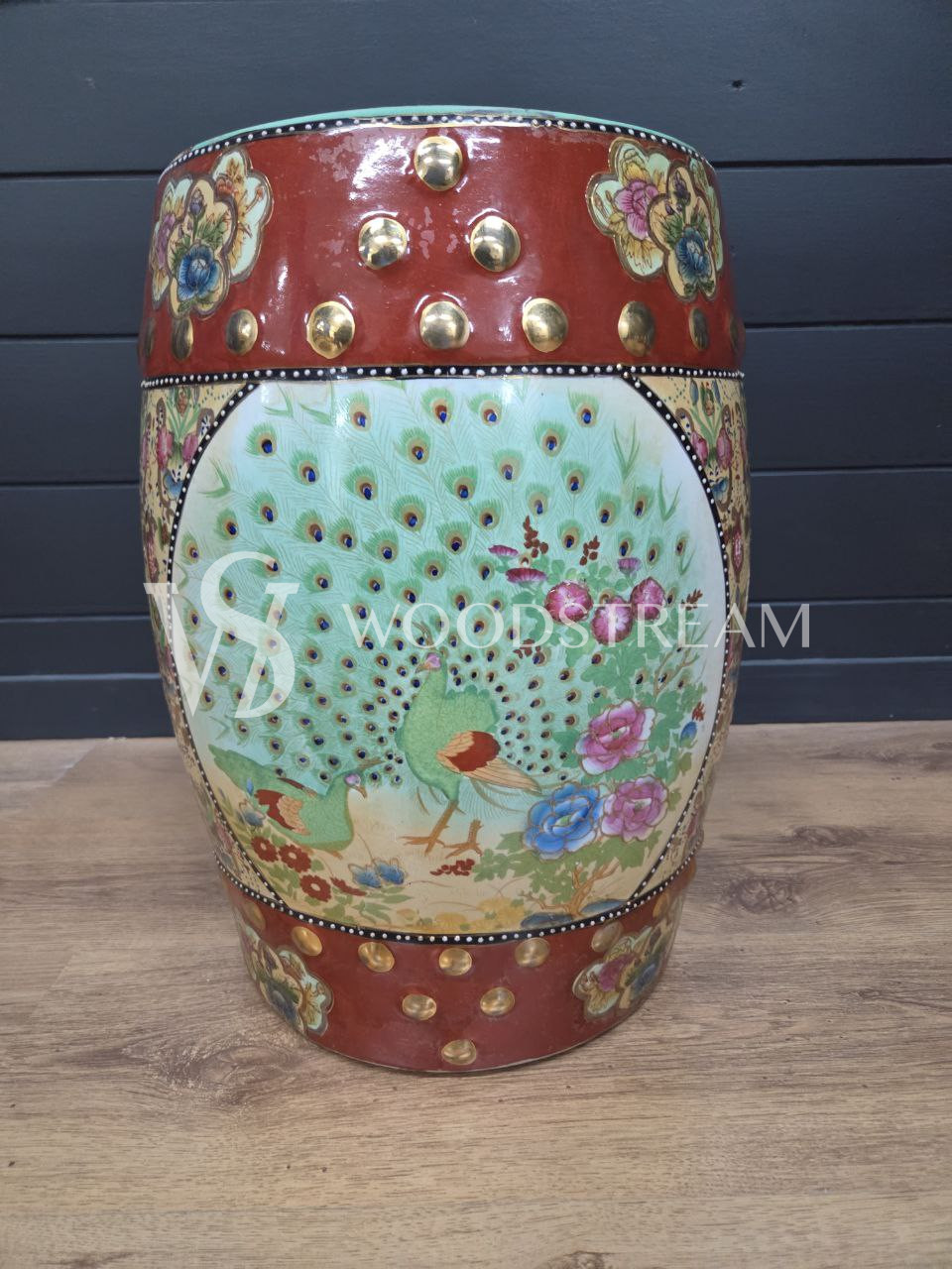 Подставка/Табурет керамический в стие шинуазри