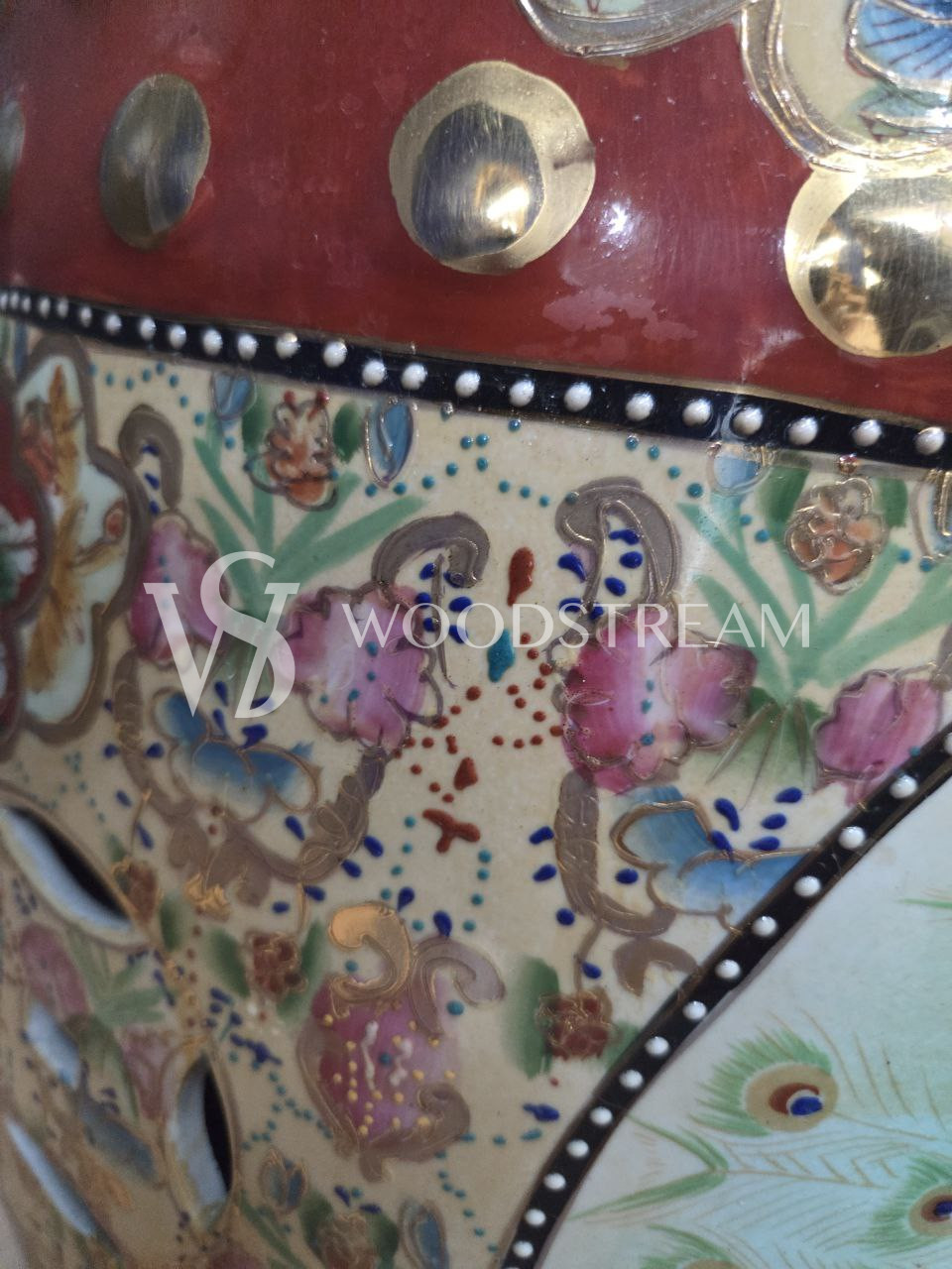 Подставка/Табурет керамический в стие шинуазри