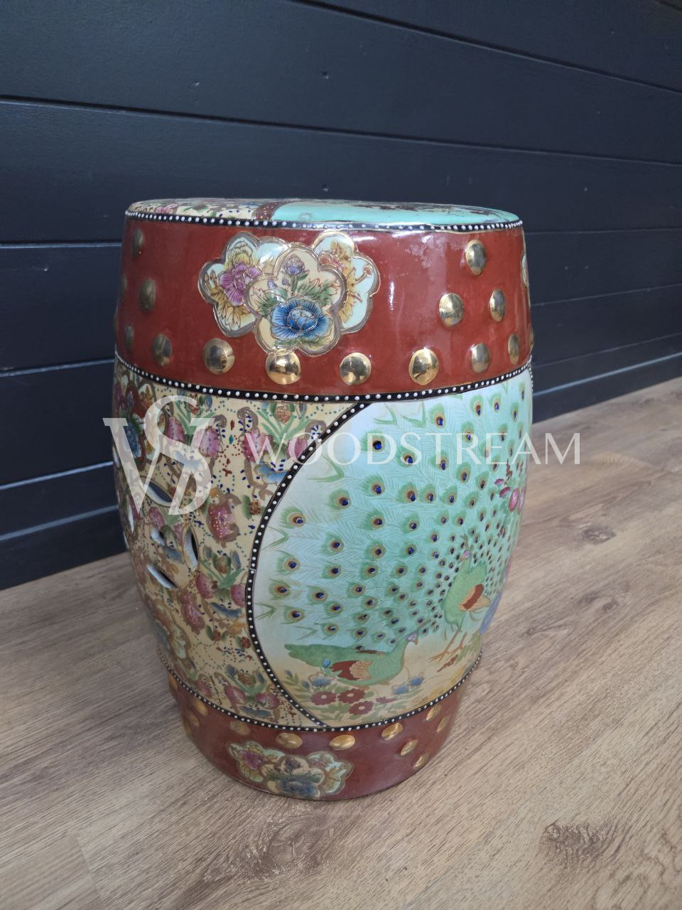 Подставка/Табурет керамический в стие шинуазри