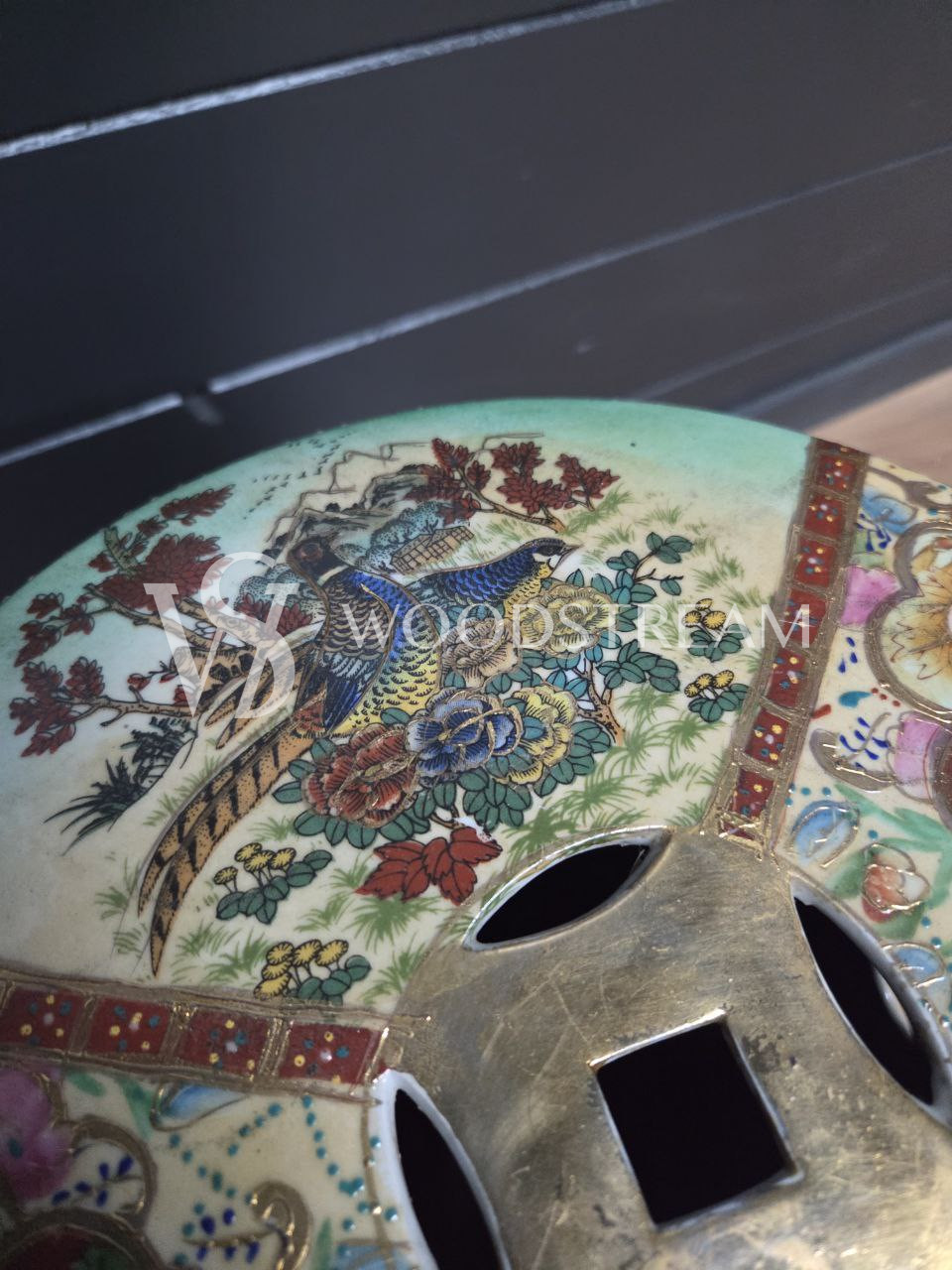 Подставка/Табурет керамический в стие шинуазри