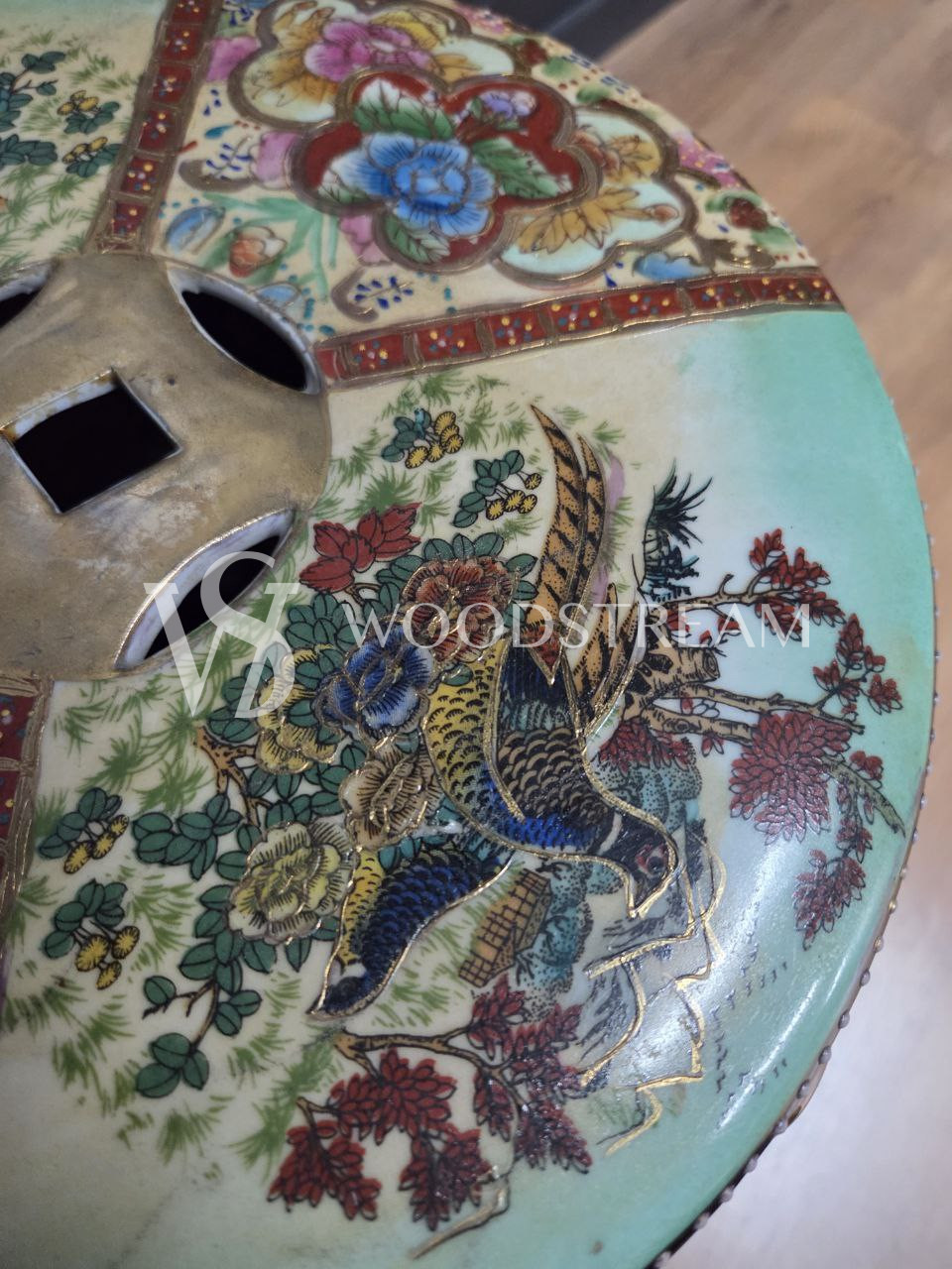 Подставка/Табурет керамический в стие шинуазри