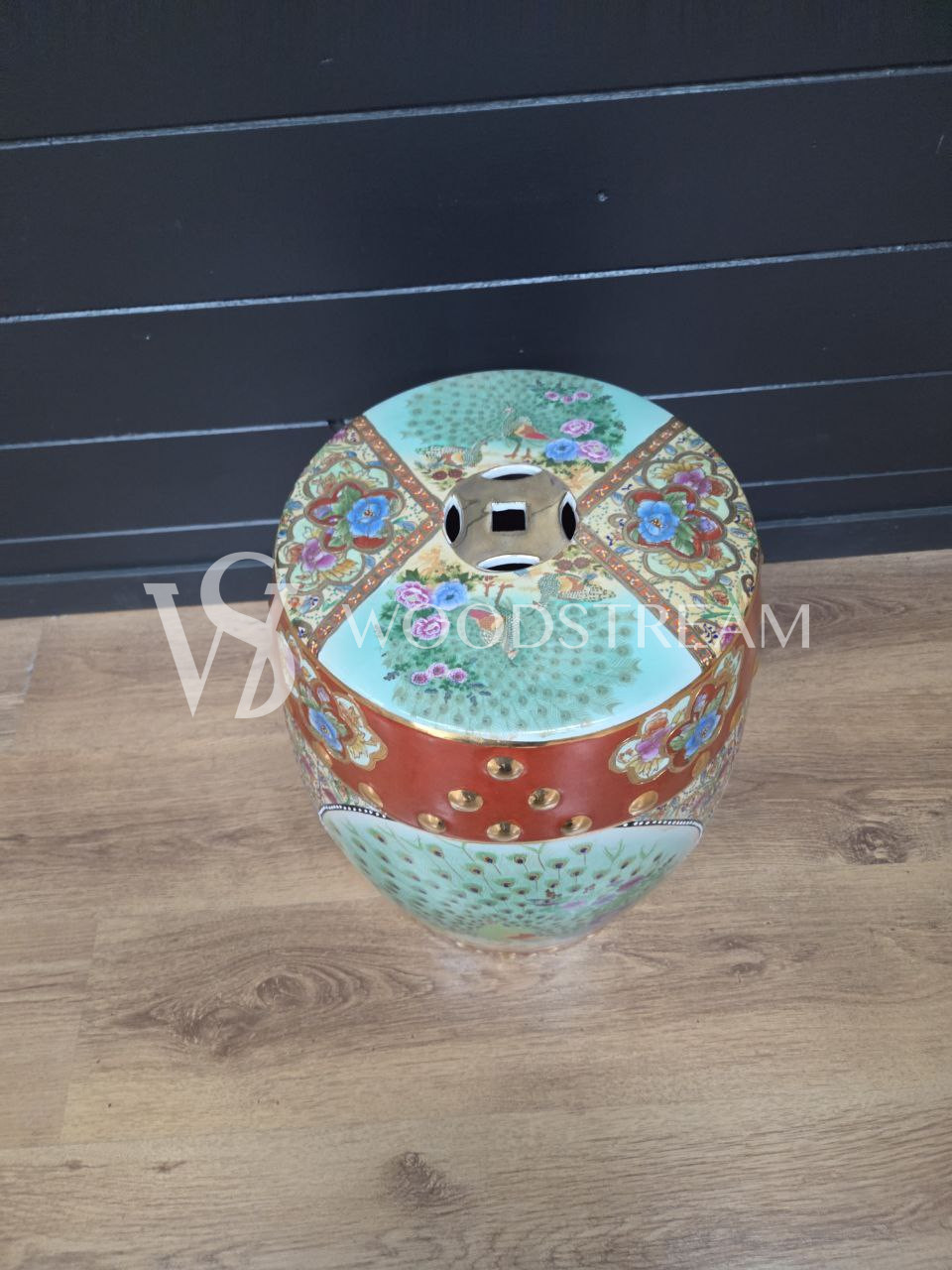 Подставка/Табурет керамический в стие шинуазри