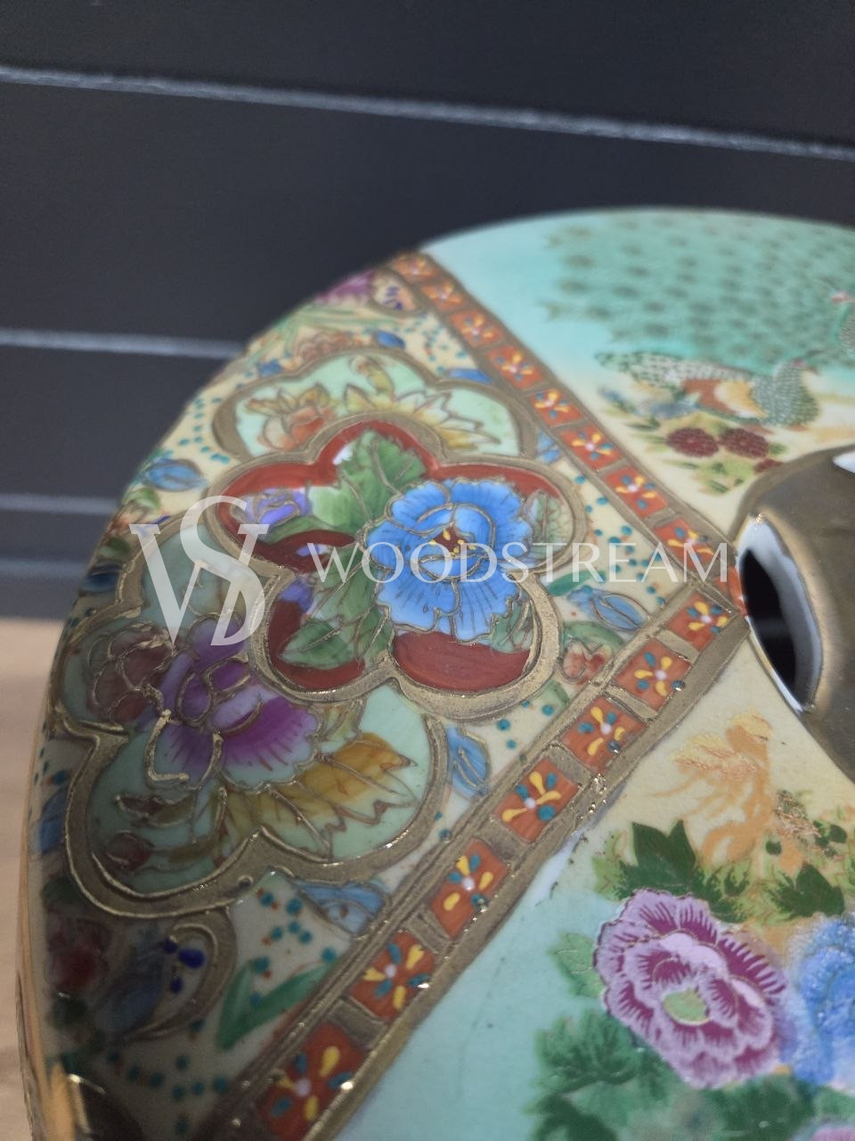 Подставка/Табурет керамический в стие шинуазри