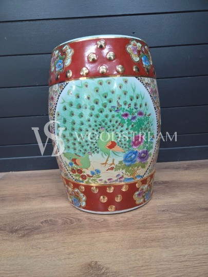 Подставка/Табурет керамический в стие шинуазри