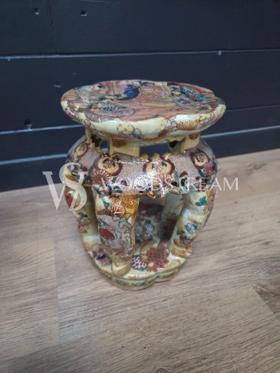 Подставка/Табурет керамический в стие шинуазри