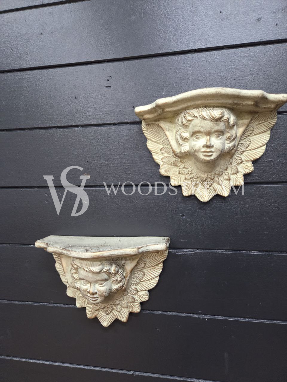 Консоль/Полка с ангелом в стиле венецианского барокко 2 штуки