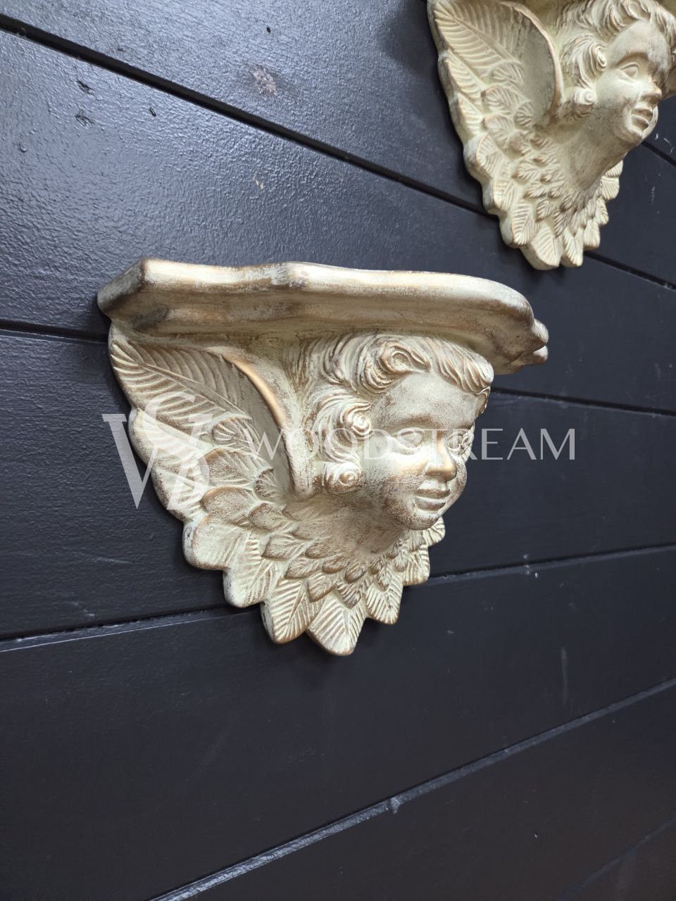 Консоль/Полка с ангелом в стиле венецианского барокко 2 штуки