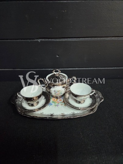 Сервиз чайный/кофейный на 2 персоны на подносе