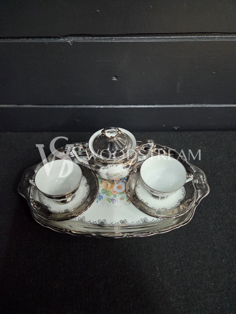 Сервиз чайный/кофейный на 2 персоны на подносе