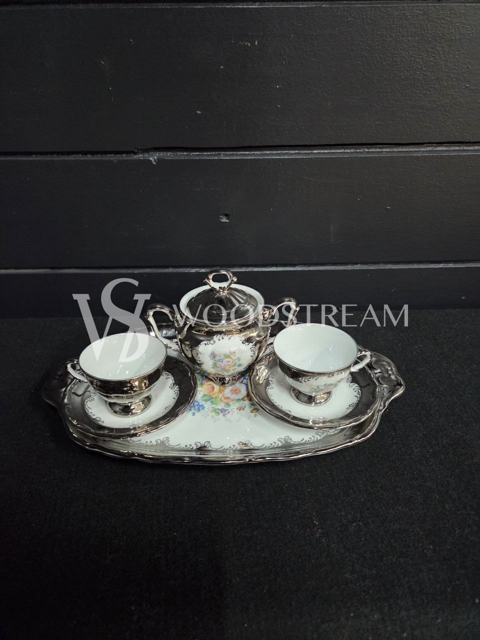 Сервиз чайный/кофейный на 2 персоны на подносе